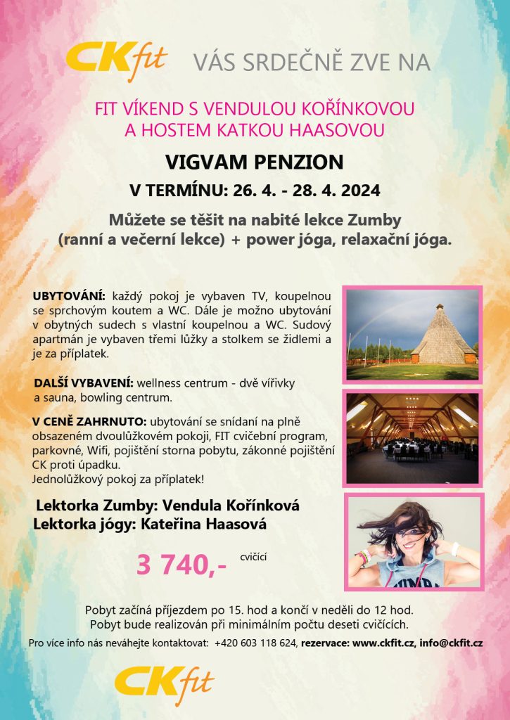 FIT víkend – VIGVAM resort u Kolína